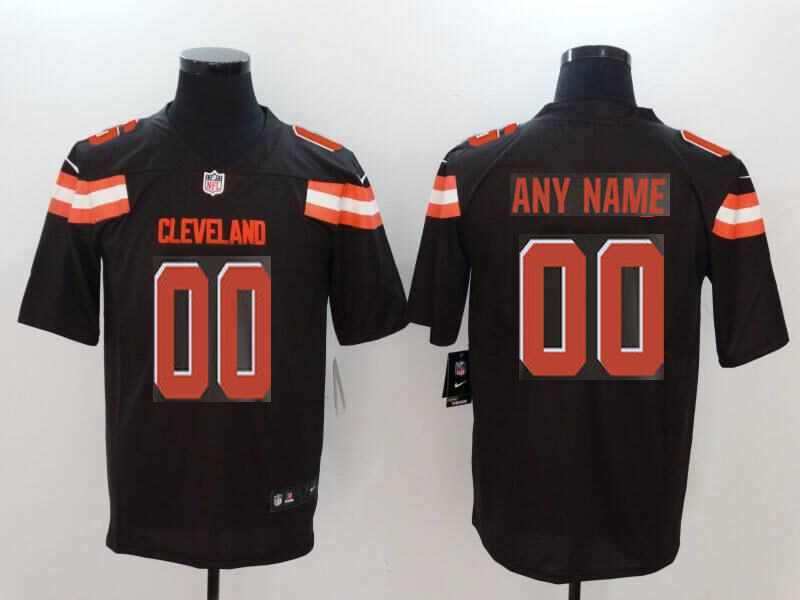 Men Cleveland Browns Custom brown Nike Vapor Untouchable Limited NFL Jerseys